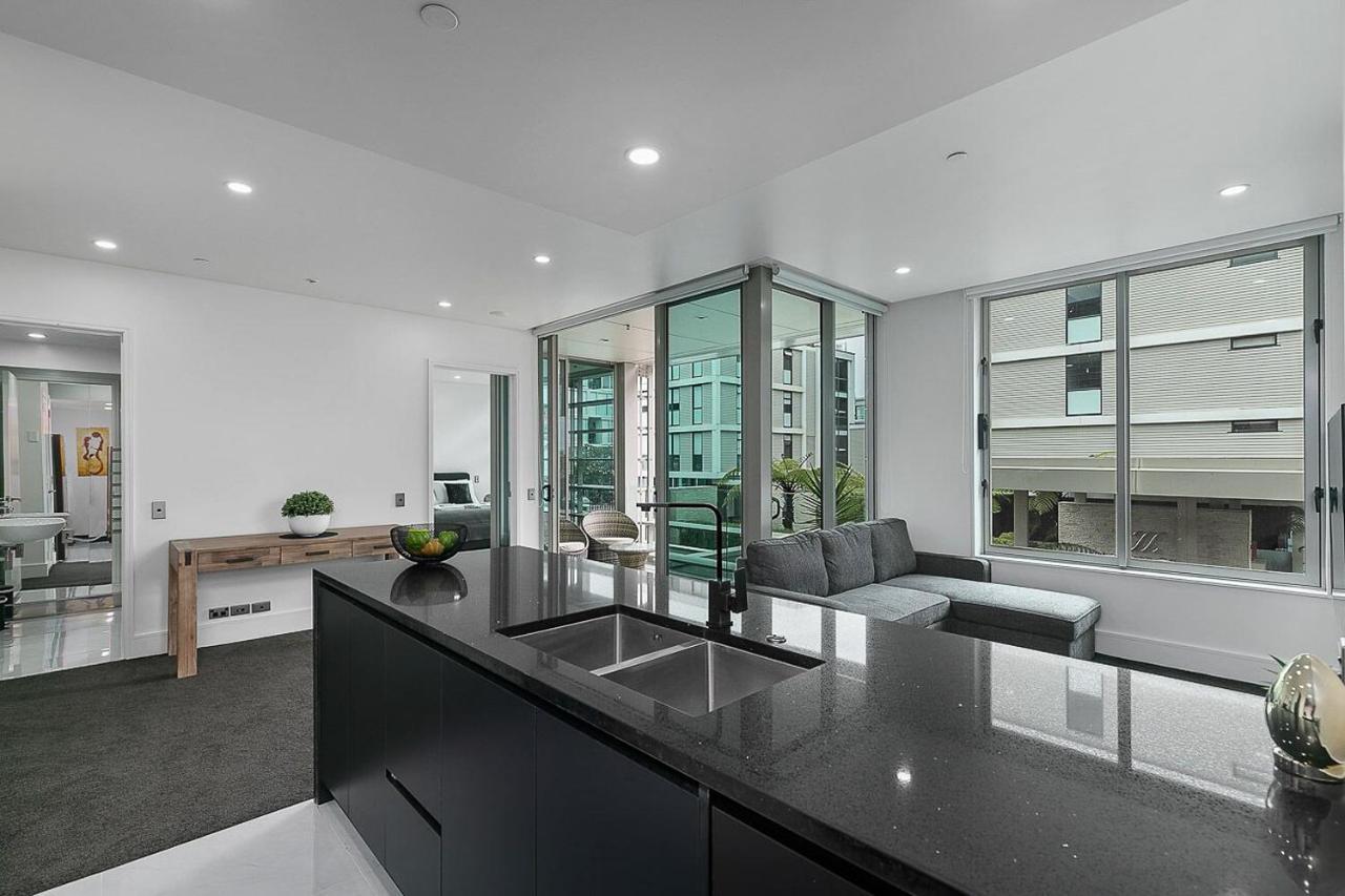Qv Upscale Modern Viaduct Apt With Parking - 965 Auckland Exteriör bild