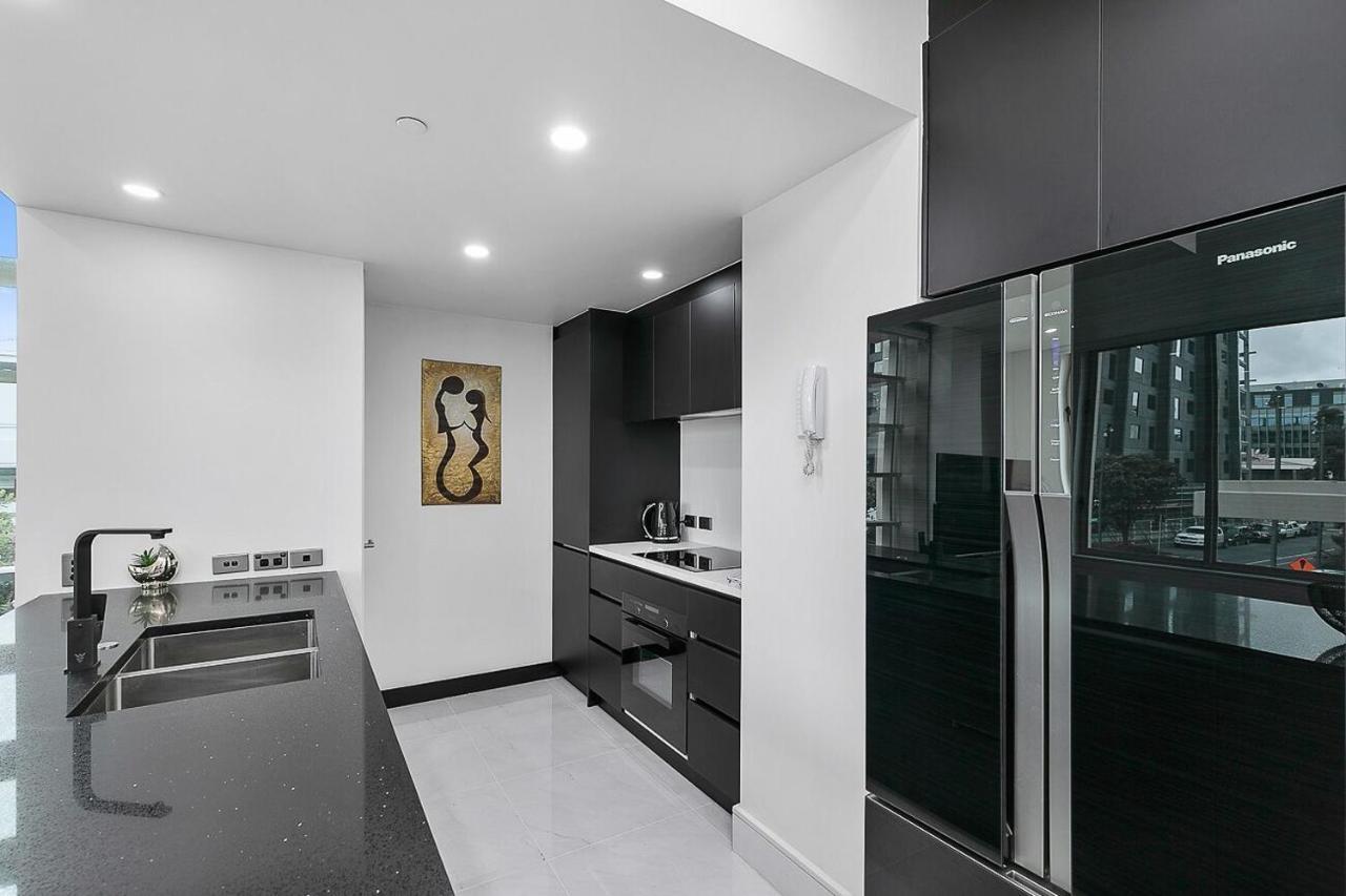 Qv Upscale Modern Viaduct Apt With Parking - 965 Auckland Exteriör bild